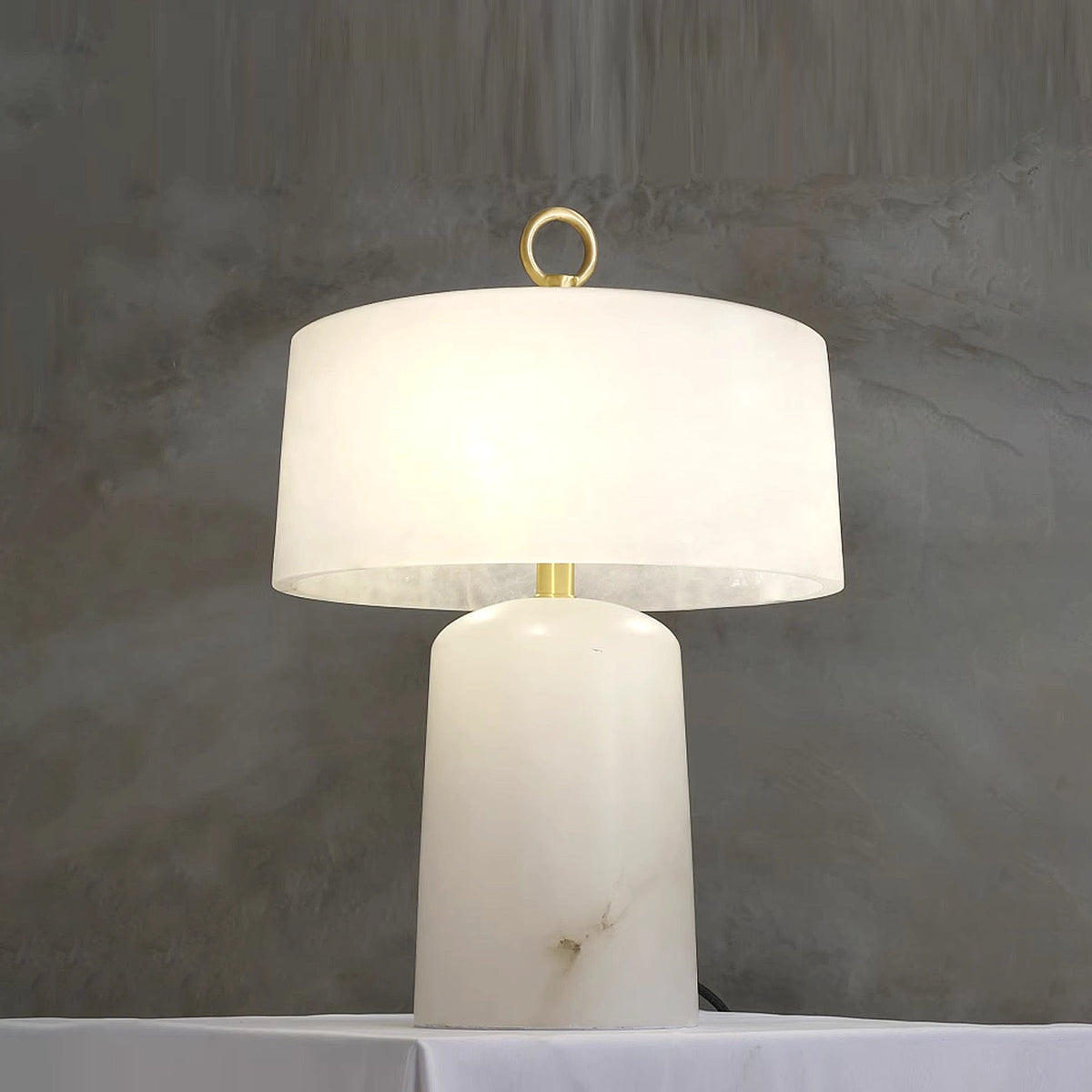 Aogashima Alabaster Table Lamp