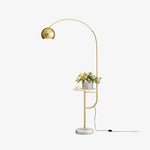 Arc Drawer Floor Lamp