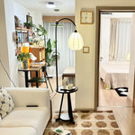 Arc Side Table Floor Lamp