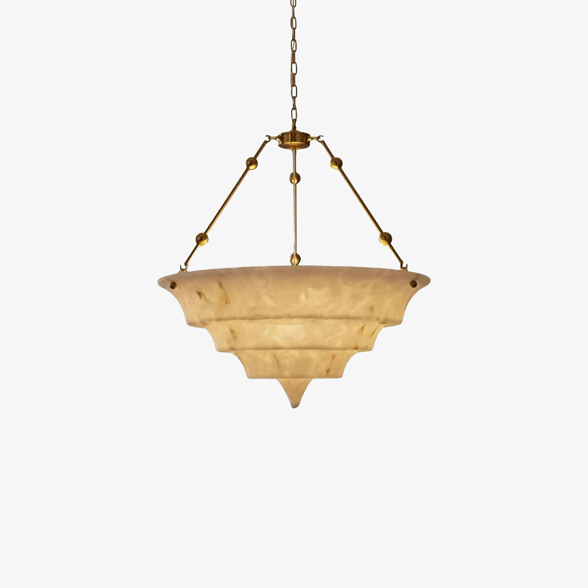 Art Deco Resin Chandelier