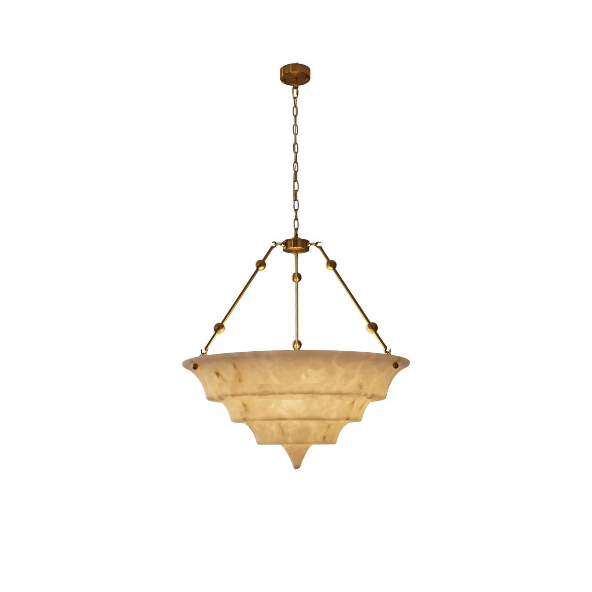 Art Deco Resin Chandelier