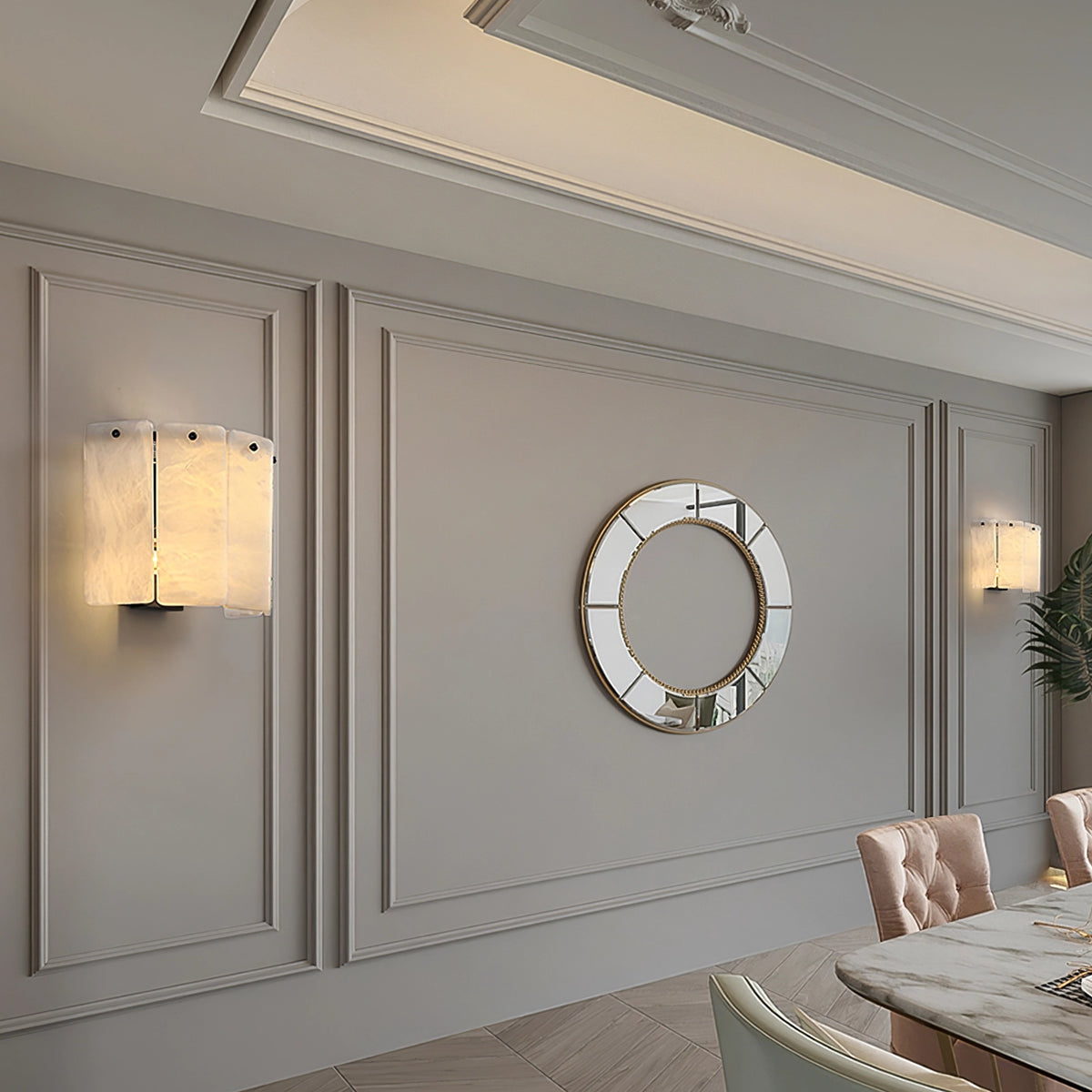 Black Eichholtz Blason AlabasterWall Lamp