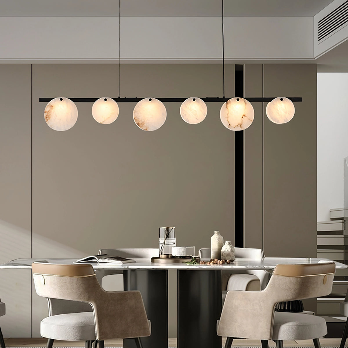 Branch AlabasterDining Room Chandelier