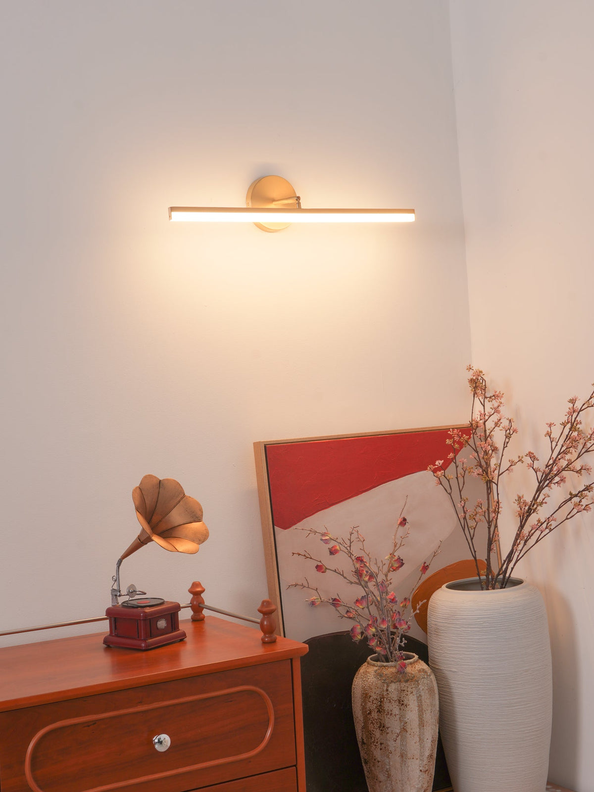 Brass LED Bath Wall Lamp