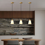 Brass Marble Island Pendant Lamp