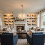 Bubble Spiral Glass Sphere Chandelier