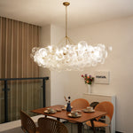 Bubble Spiral Glass Sphere Chandelier