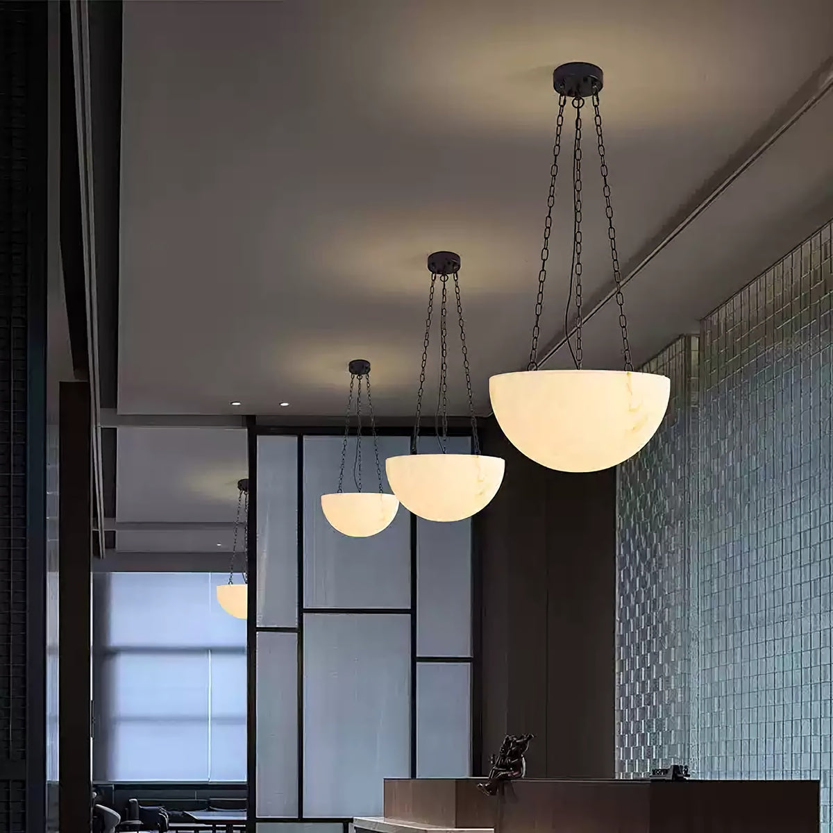 Burton Bowl Chandelier