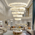 Burton Multi-tiered Alabaster Chandelier