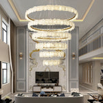 Burton Multi-tiered Alabaster Chandelier