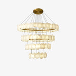 Burton Multi-tiered Alabaster Chandelier