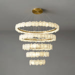 Burton Multi-tiered Alabaster Chandelier