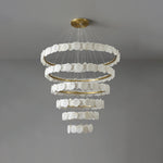 Burton Multi-tiered Alabaster Chandelier