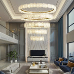 Burton Multi-tiered Alabaster Chandelier