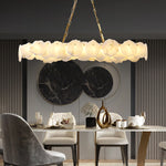 Burton Round Alabaster Chandelier