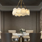 Burton Round Alabaster Chandelier