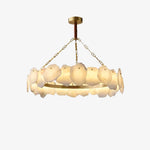 Burton Round Alabaster Chandelier