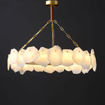 Burton Round Alabaster Chandelier