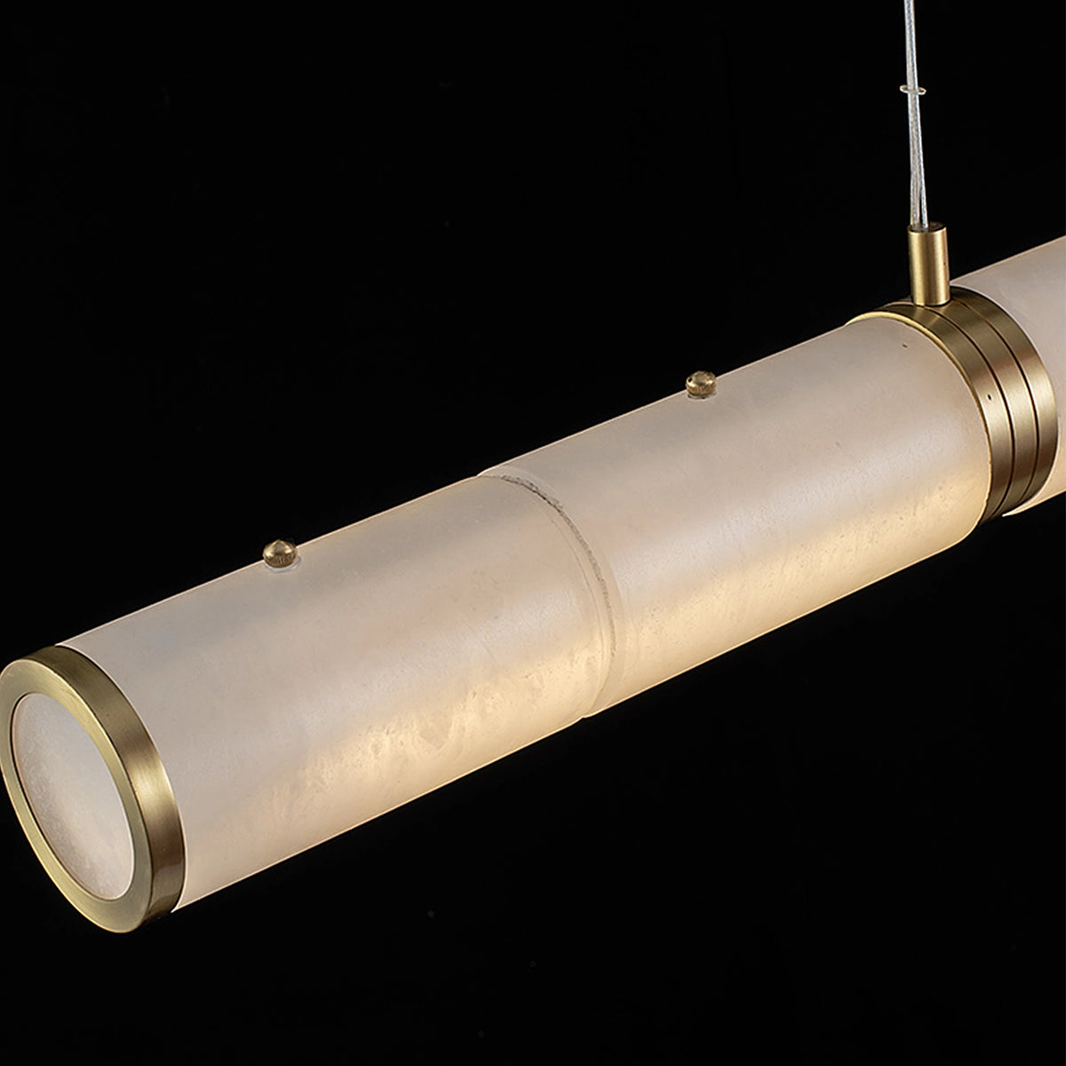 Caroline Alabaster Art Linear Pendant Lamp