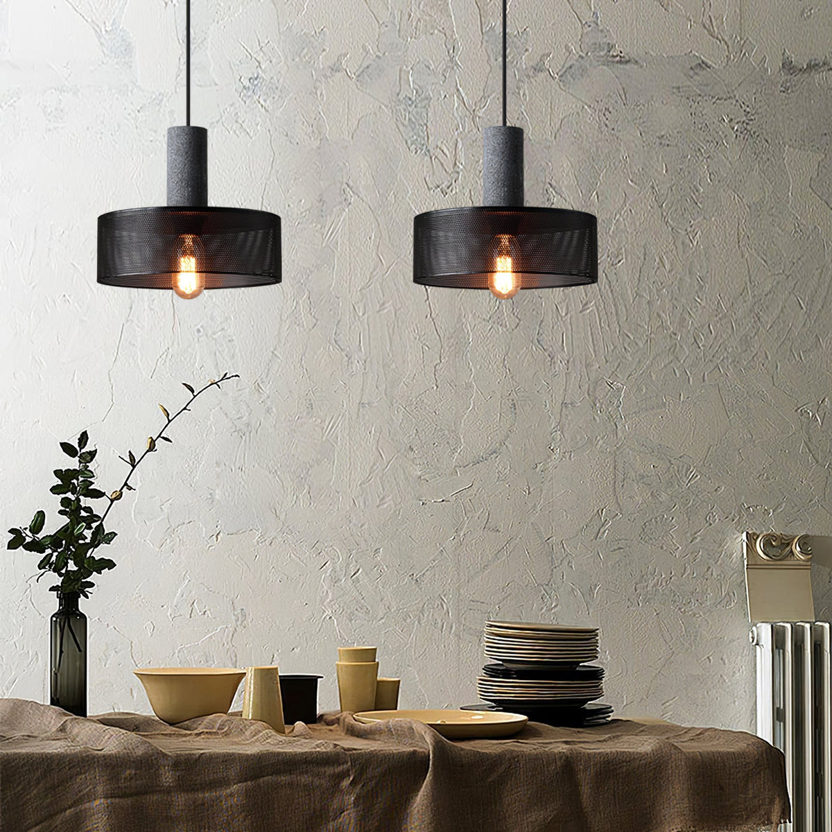 Cement Concrete Industry Pendant Lamp