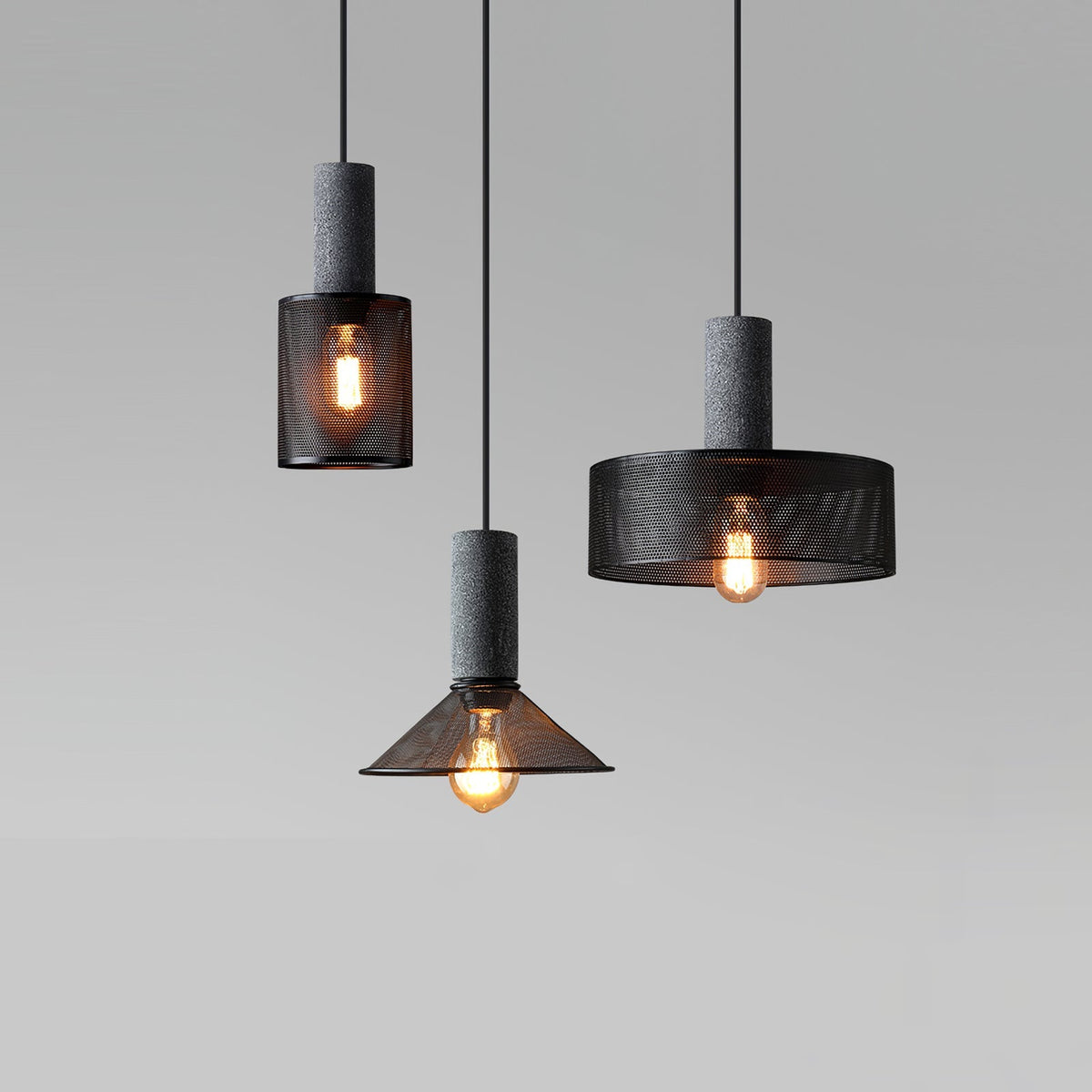Cement Concrete Industry Pendant Lamp