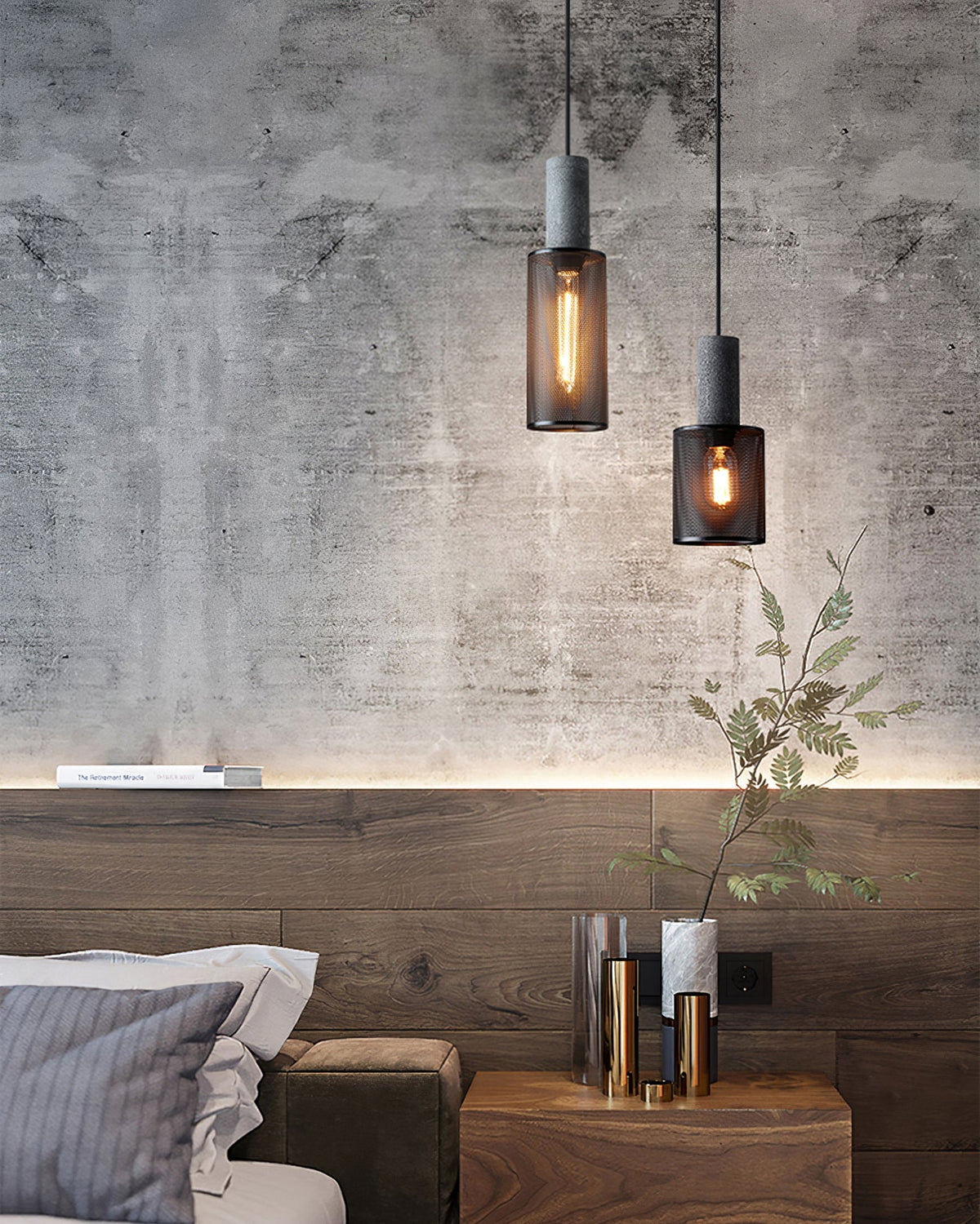 Cement Concrete Industry Pendant Lamp