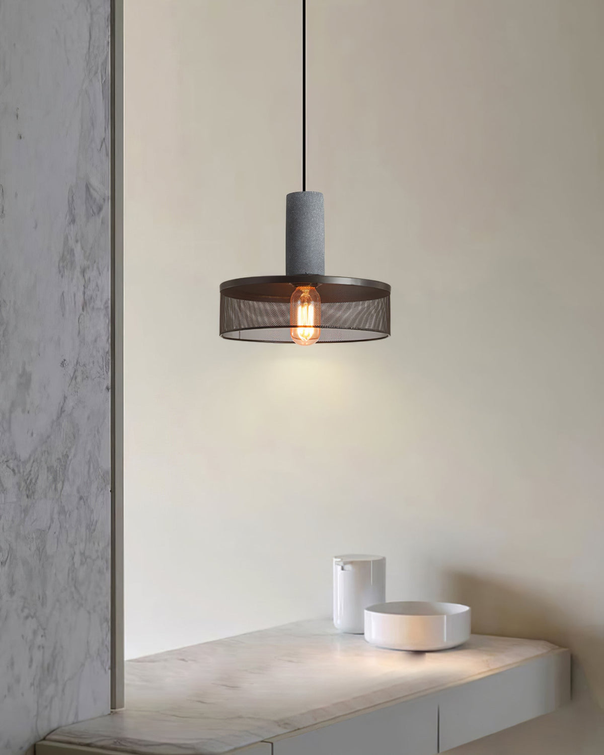 Cement Concrete Industry Pendant Lamp