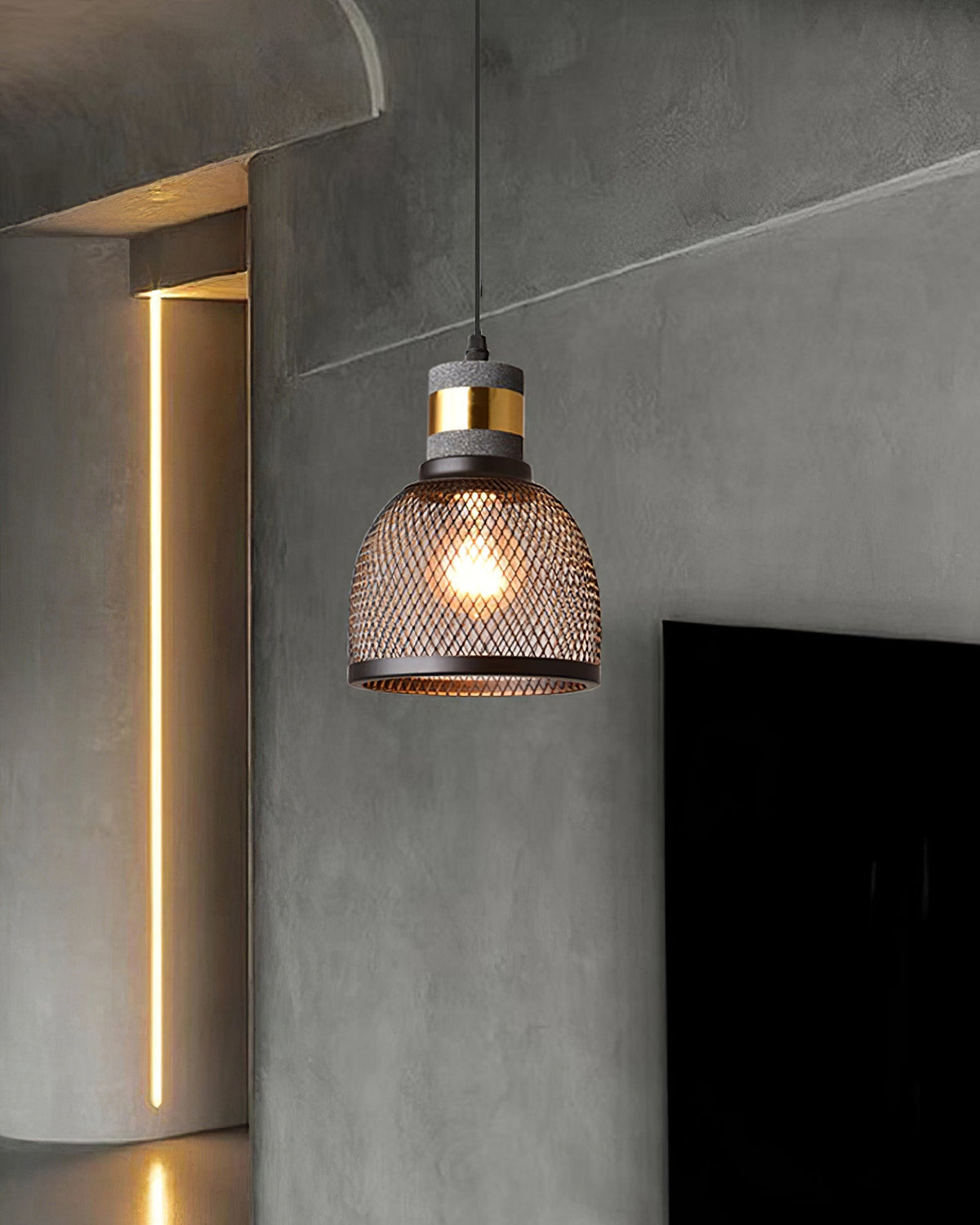 Cement Concrete Industry Pendant Lamp