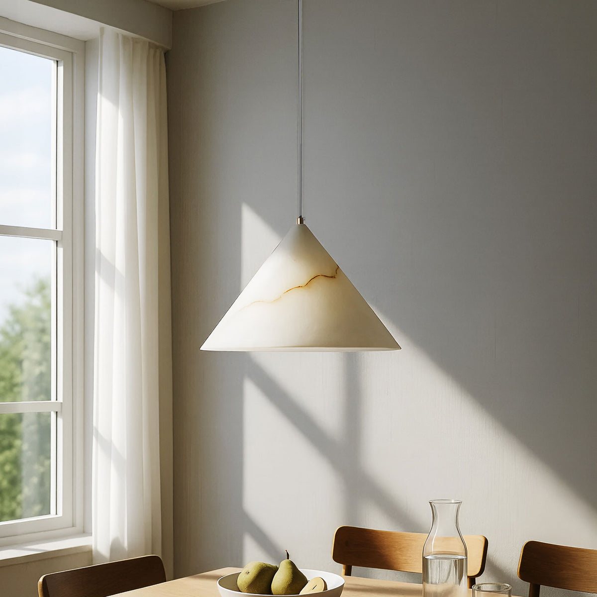 Conical Resin Pendant Lamp