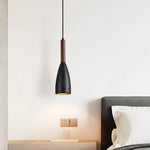 Conical Travertine Pendant Lamp