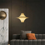 Cream Modern Dish Chandelier