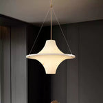 Cream Modern Dish Chandelier