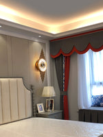 Crystal Gear Gold Wall Lamp