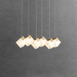 Cube Cluster Alabaster Pendant Light