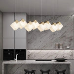 Cube Cluster Alabaster Pendant Light