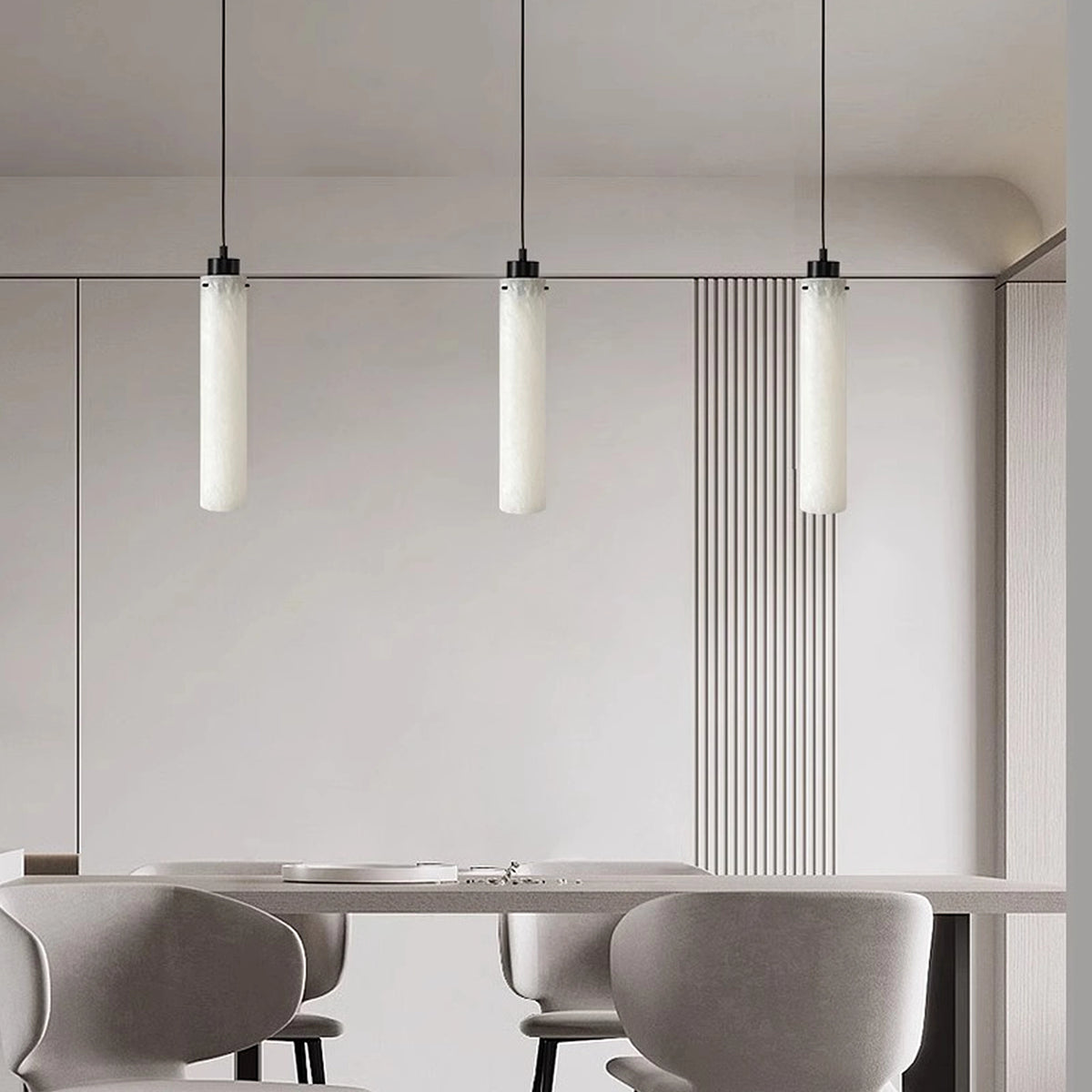 Cylinder Alabaster Pendant Lamp