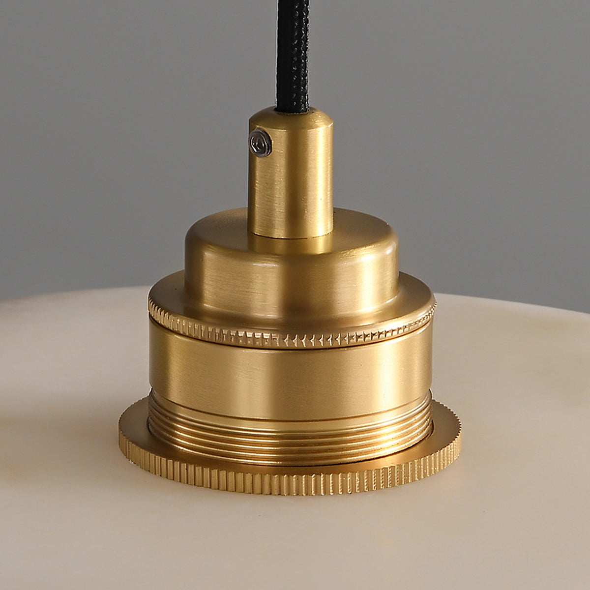 Cylindrical Alabaster Pendant Lamp