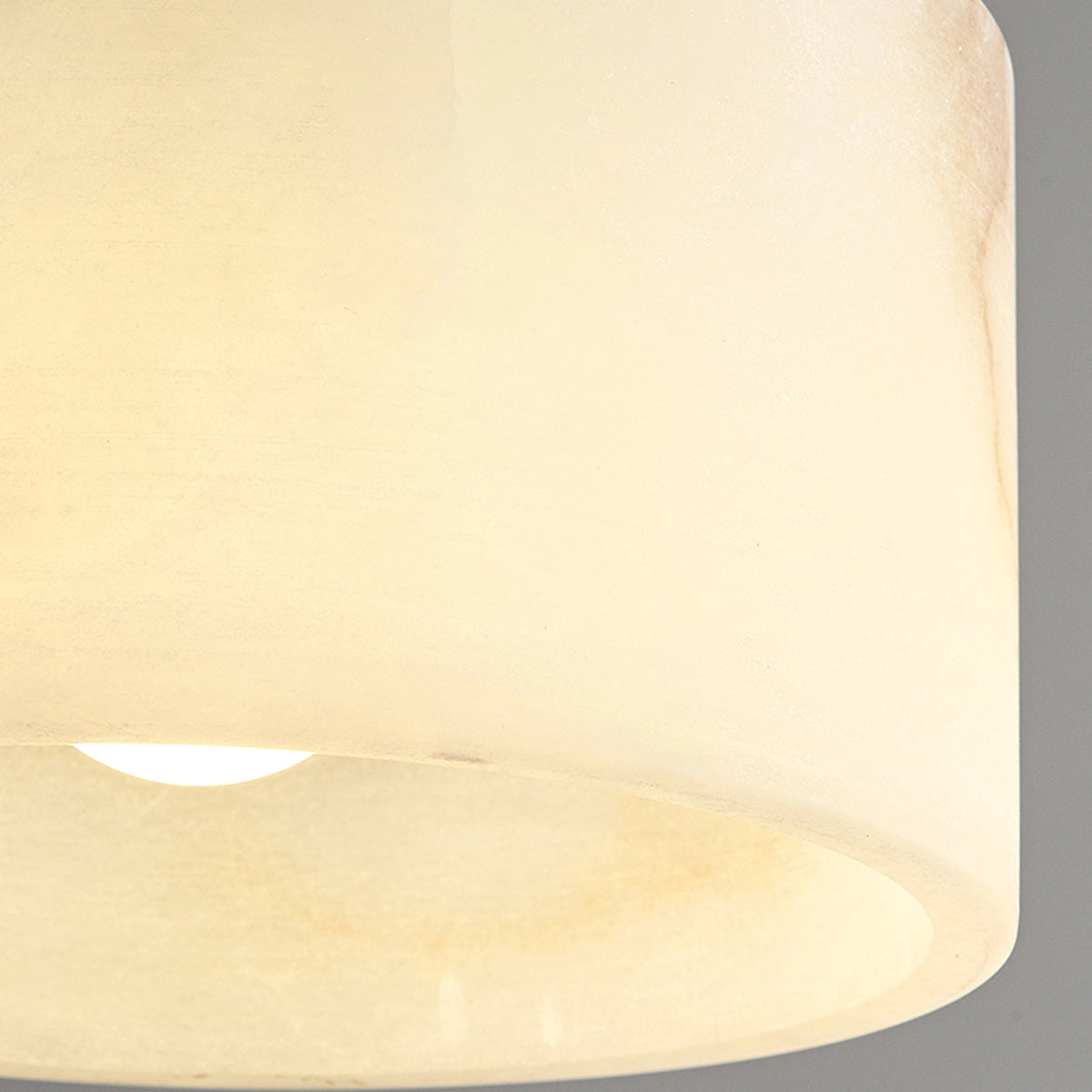 Cylindrical Alabaster Pendant Lamp
