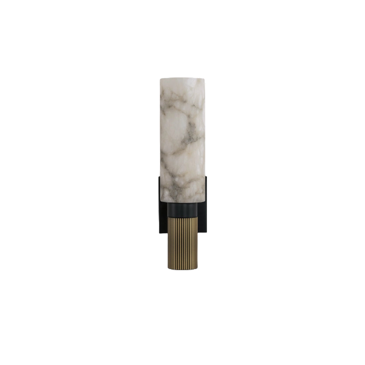Cylindrical Alabaster Wall Lamp