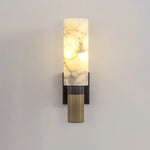 Cylindrical Alabaster Wall Lamp