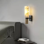 Cylindrical Alabaster Wall Lamp