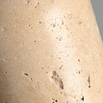 Cylindrical Half Orb Travertine Pendant Light