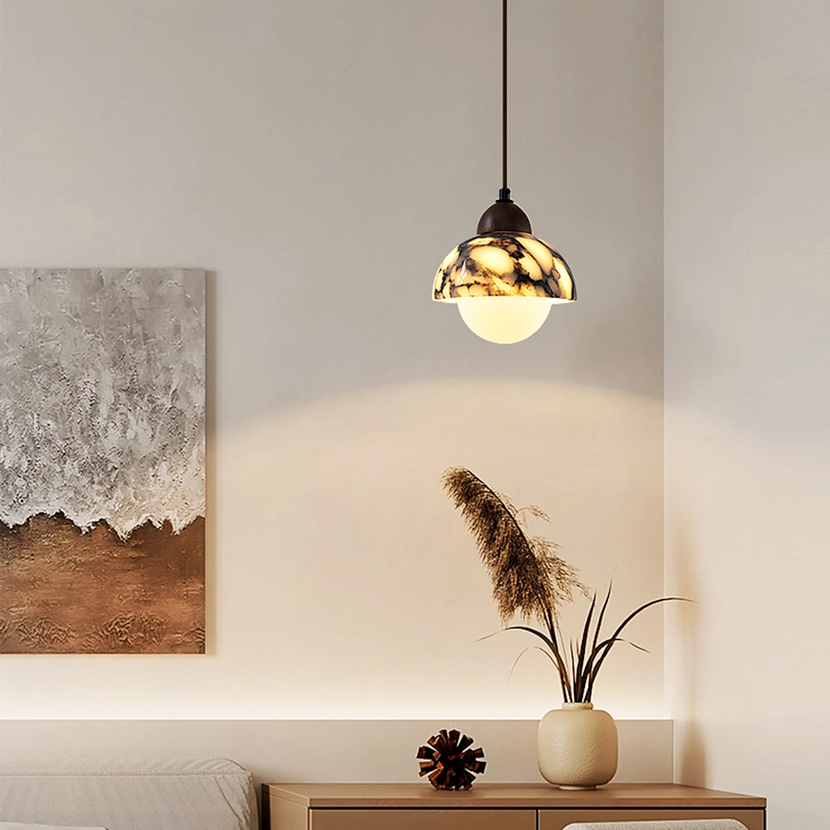 Dekum Marble Pendant Lamp