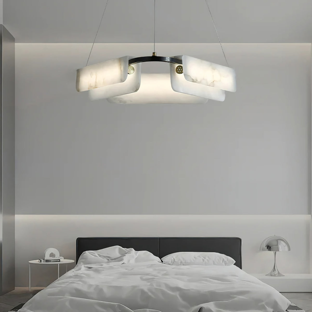 Delia Alabaster Chandelier