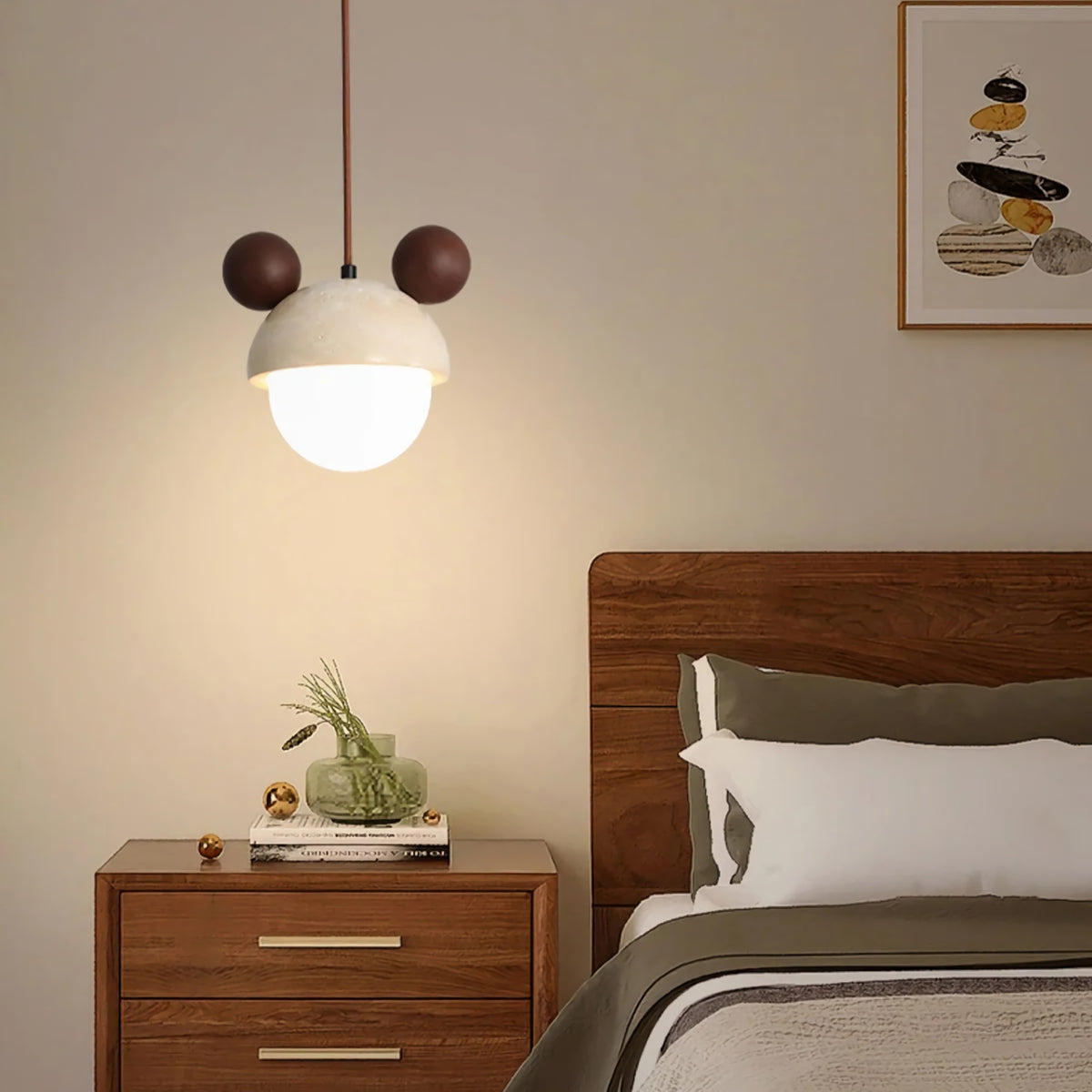 Domiere Travertine Pendant Lamp