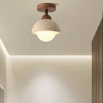 Eala Travertine Ceiling Light