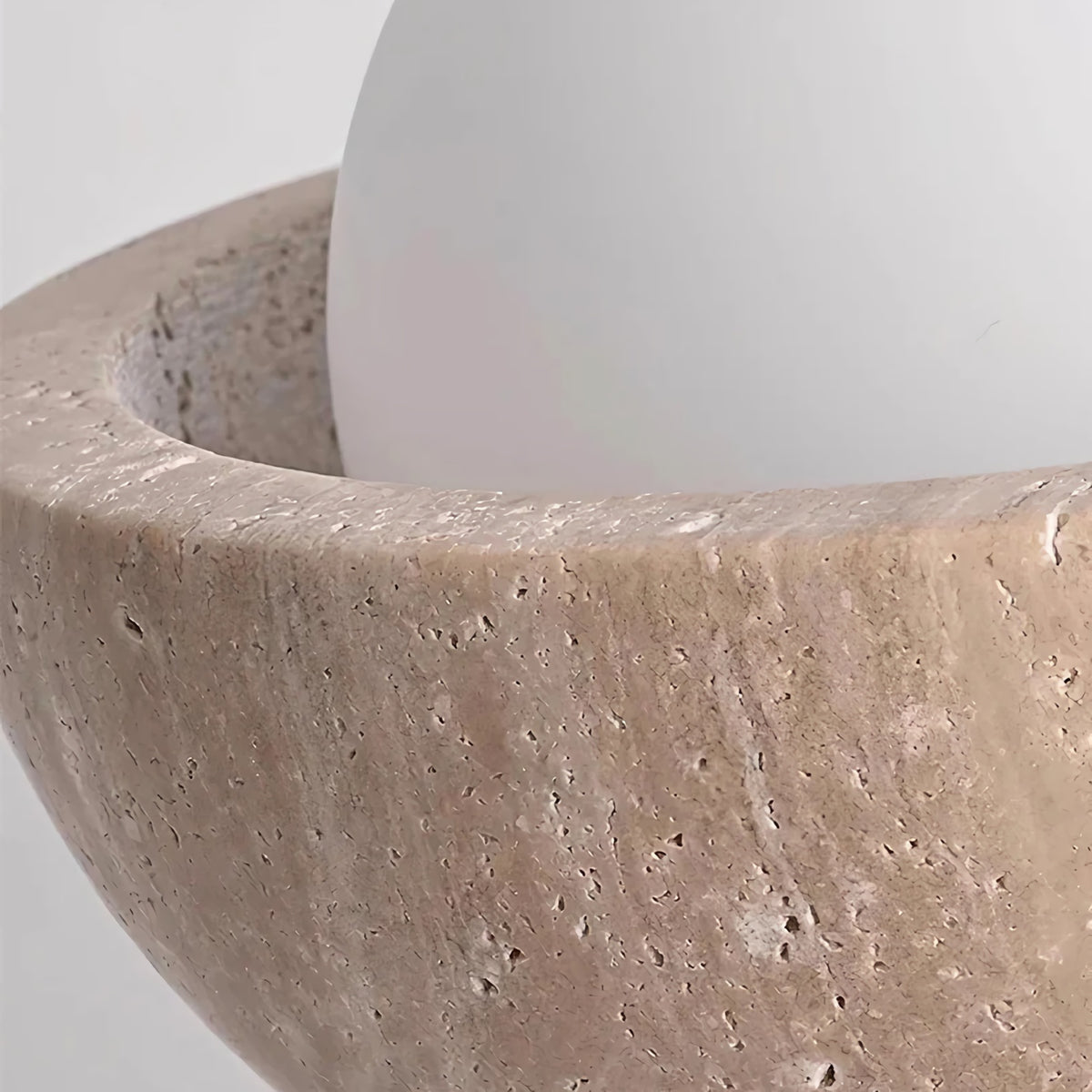 Eala Travertine Ceiling Light