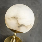 Elegant Copper Alabaster Wall Lamp