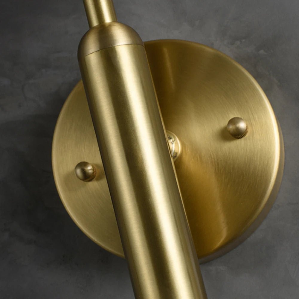 Elegant Copper Alabaster Wall Lamp