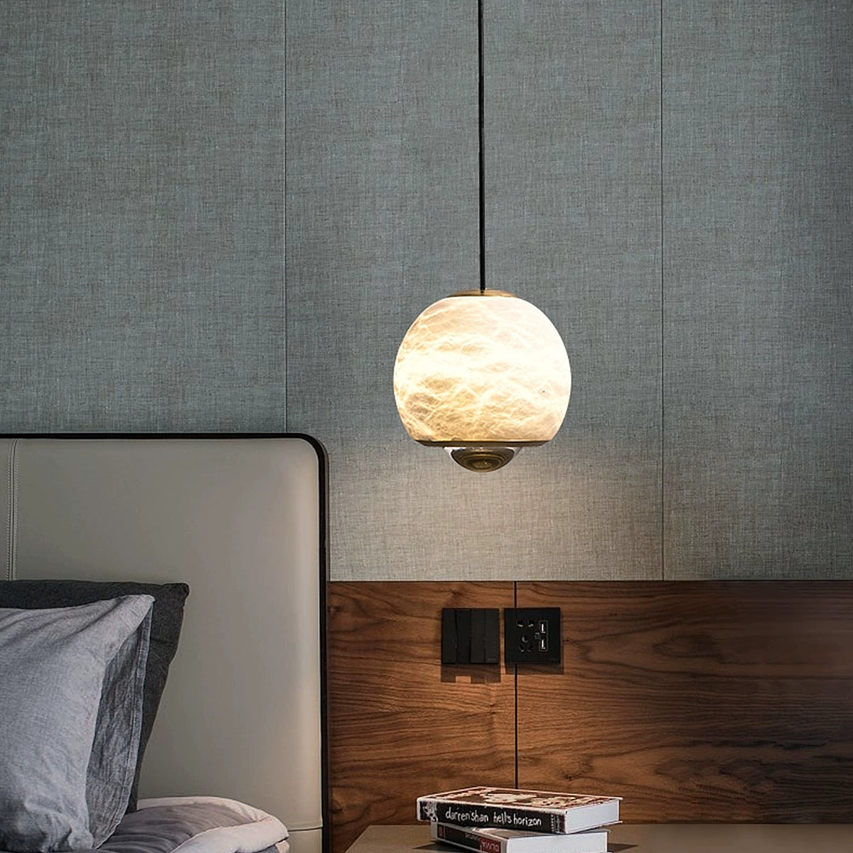 Ferox Alabaster Pendant Lamp